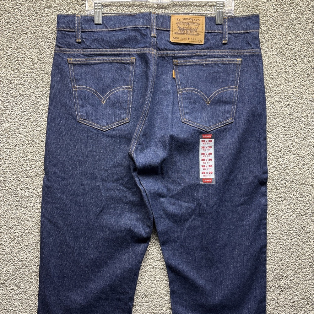 Levi's 505-0215 Men's Jeans Vintage 90s Regular Straight Orange Tab 38x30 NWT*